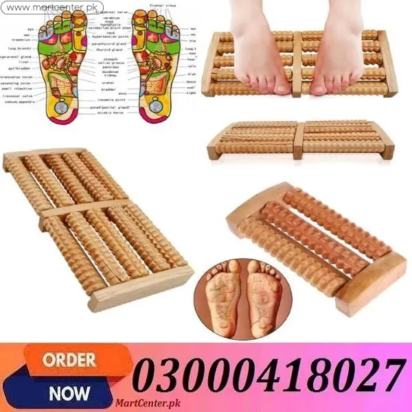Wooden Foot Roller Massager | Manual Foot Massager